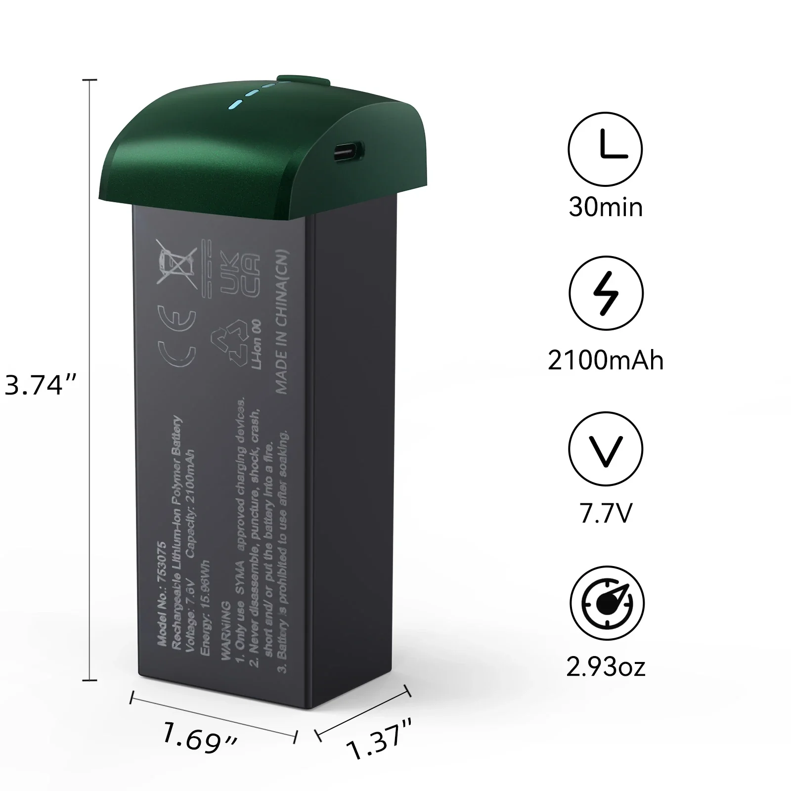 Gleesfun G11MINI/G11MINI SE Intelligent Flight Battery - Image 2
