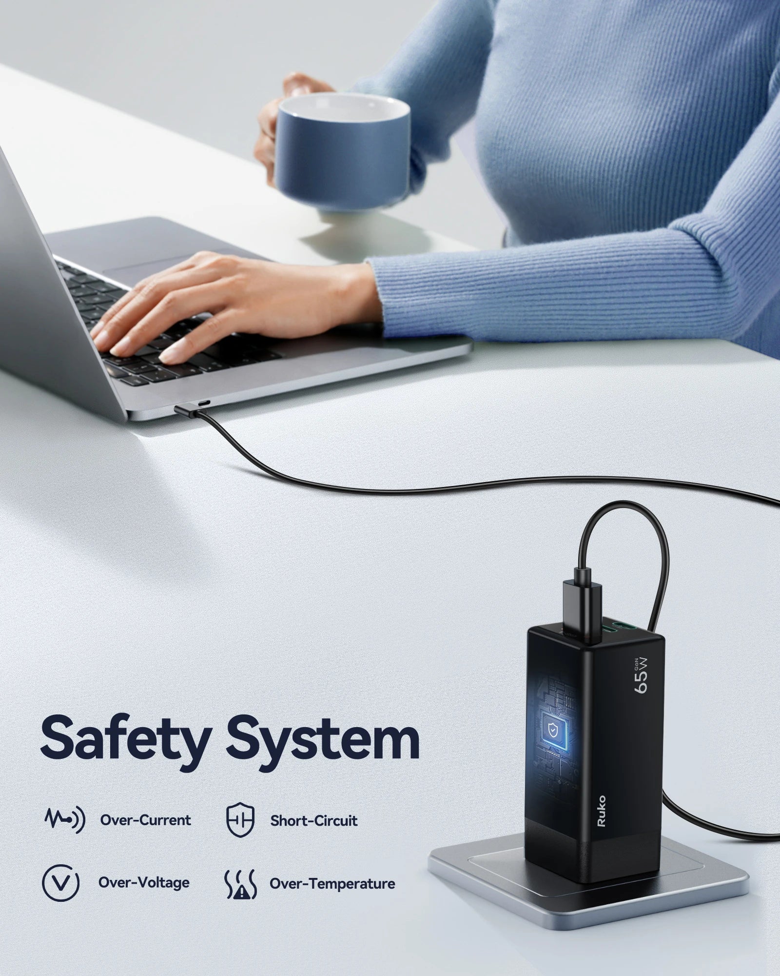 Ruko 65W USB C Charger - Image 15