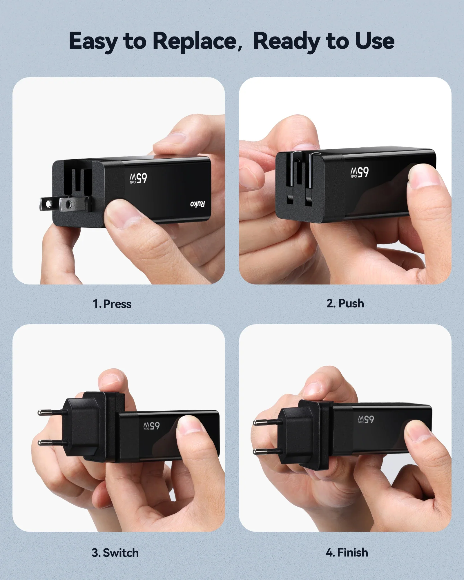 Ruko 65W USB C Charger - Image 16