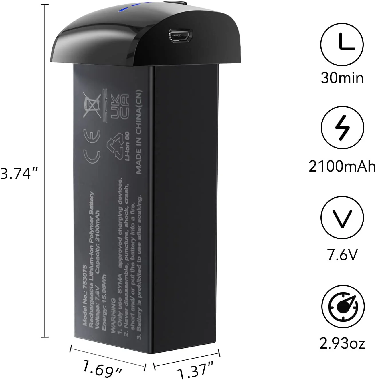 Ruko F11MINI Intelligent Flight Battery - Image 3