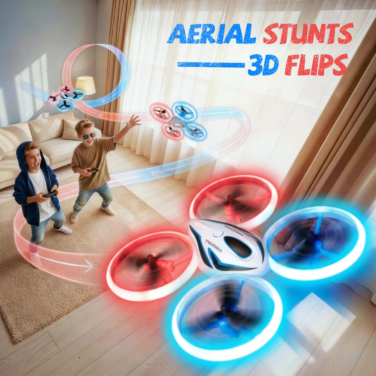 Veeniix Q9 Mini Drone with LED Lights - Image 4